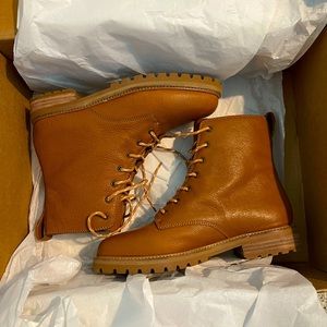 Madewell Clair Lace Up Boots